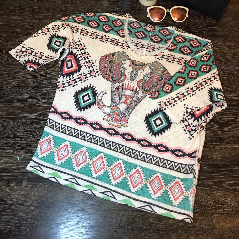 BOHEMIAN ELEPHANT SHIRT